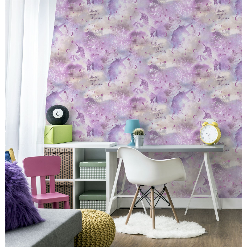 cortex-london-galaxy-unicorn-blush-multi-wallpaper-soft-glitter-vinyl