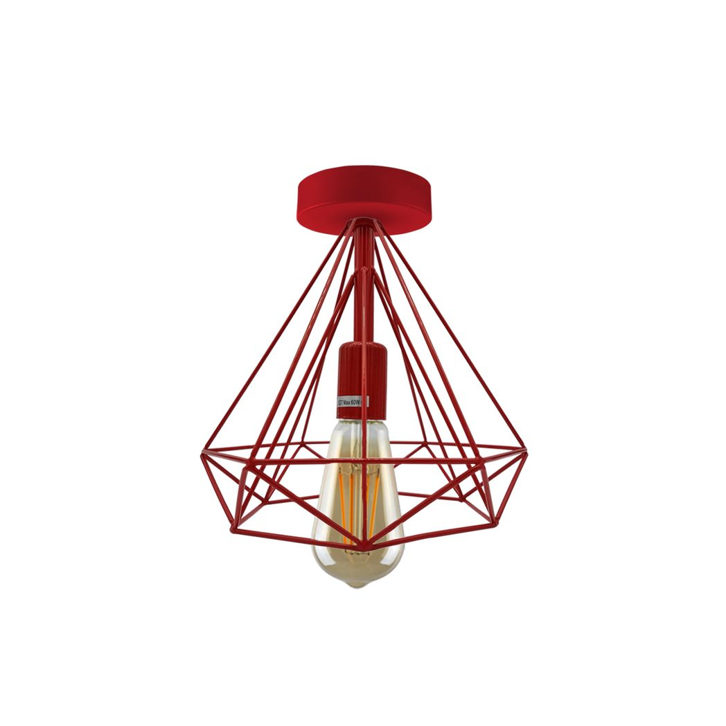 cortex-london-windsor-red-vintage-metal-cage-semi-flush-ceiling-light-e27-holder