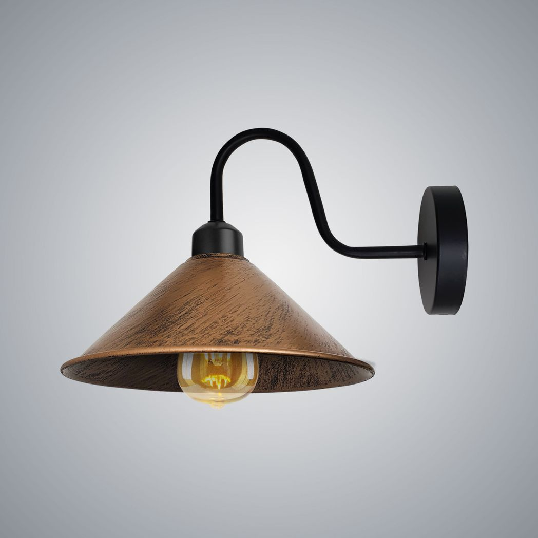 cortex-london-york-brushed-copper-black-swan-neck-wall-light-e27-metal-cone-shade
