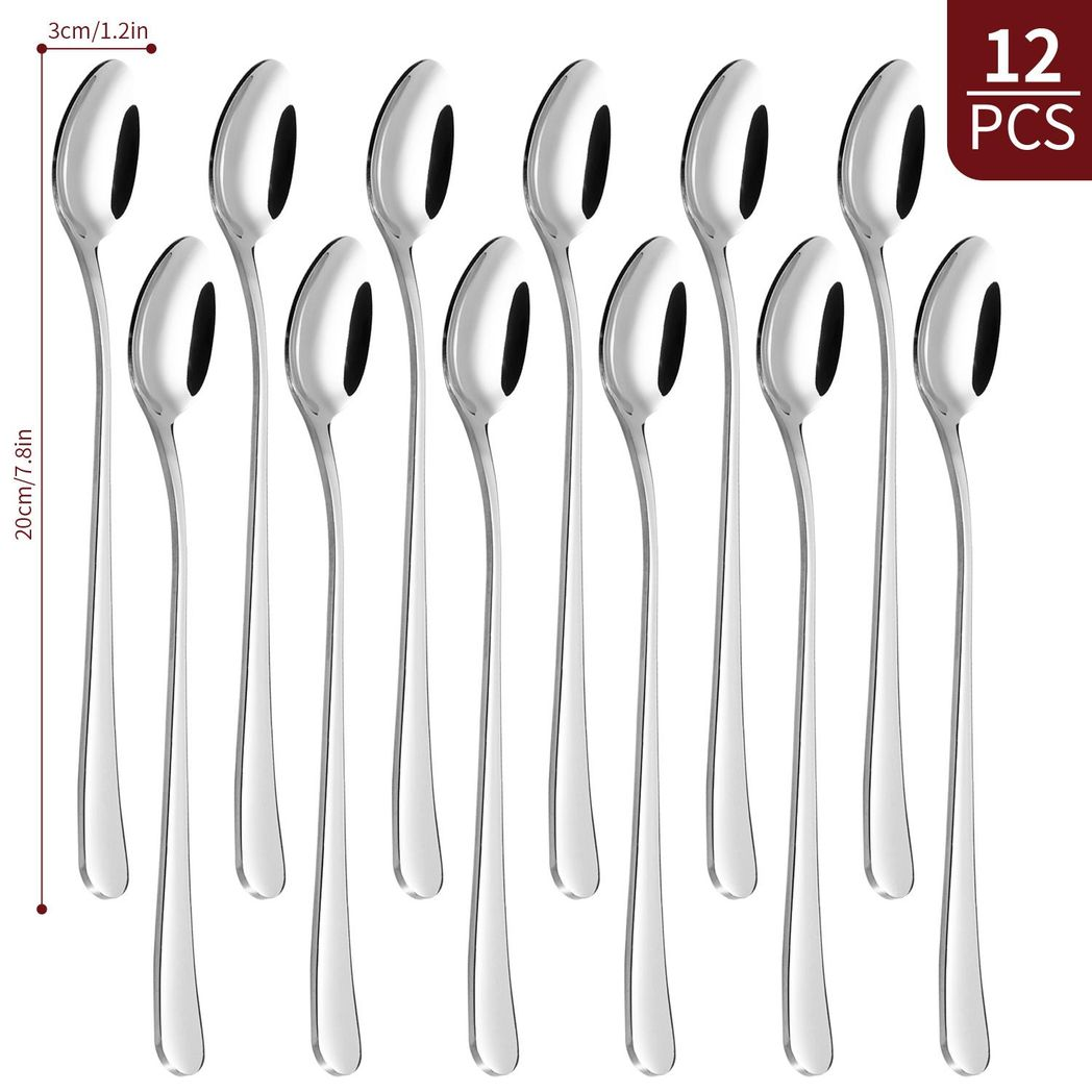 cortex-london-windsor-long-handle-latte-spoon-set-12-piece-stainless-steel