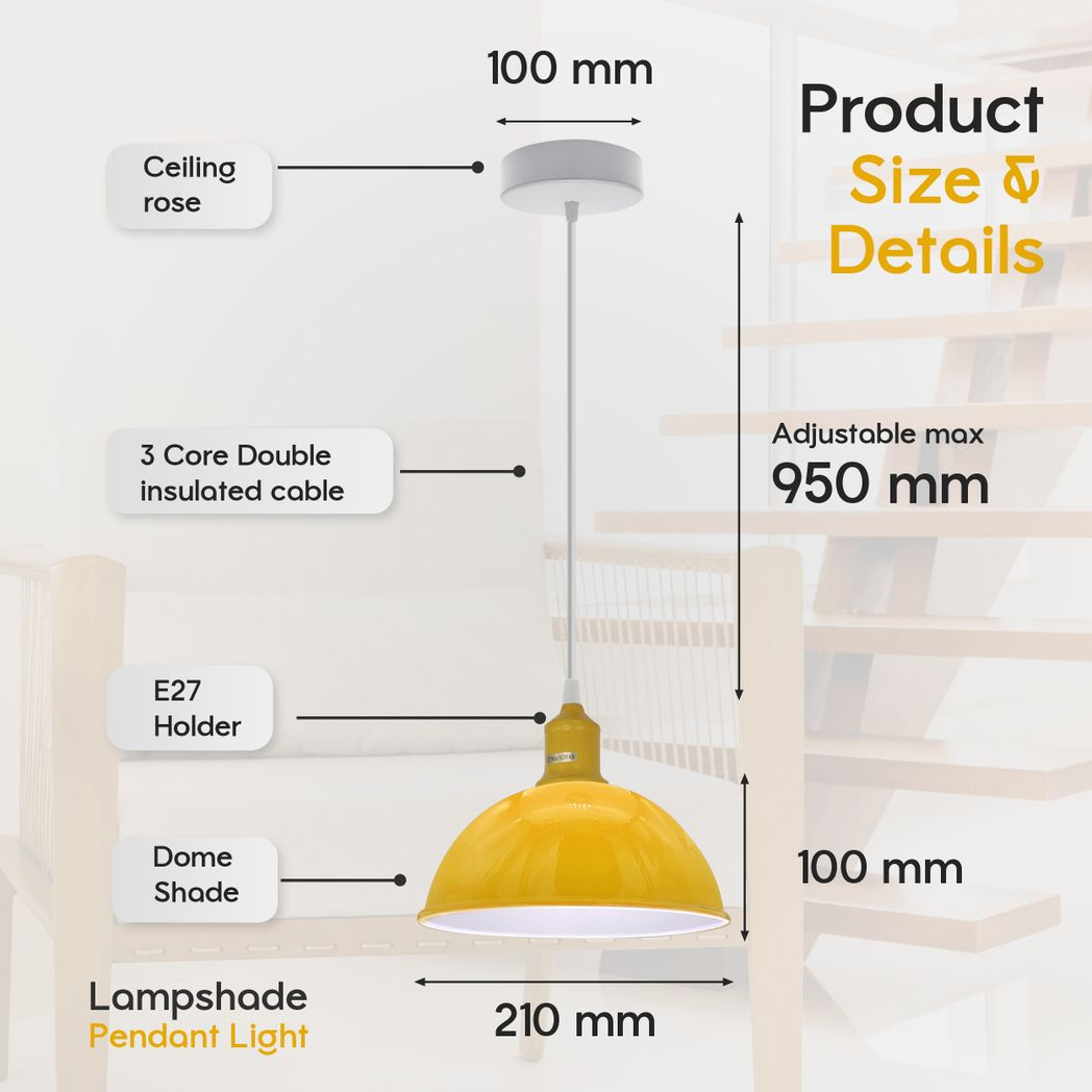 cortex-london-york-yellow-loft-metal-dome-pendant-lights-2-pack