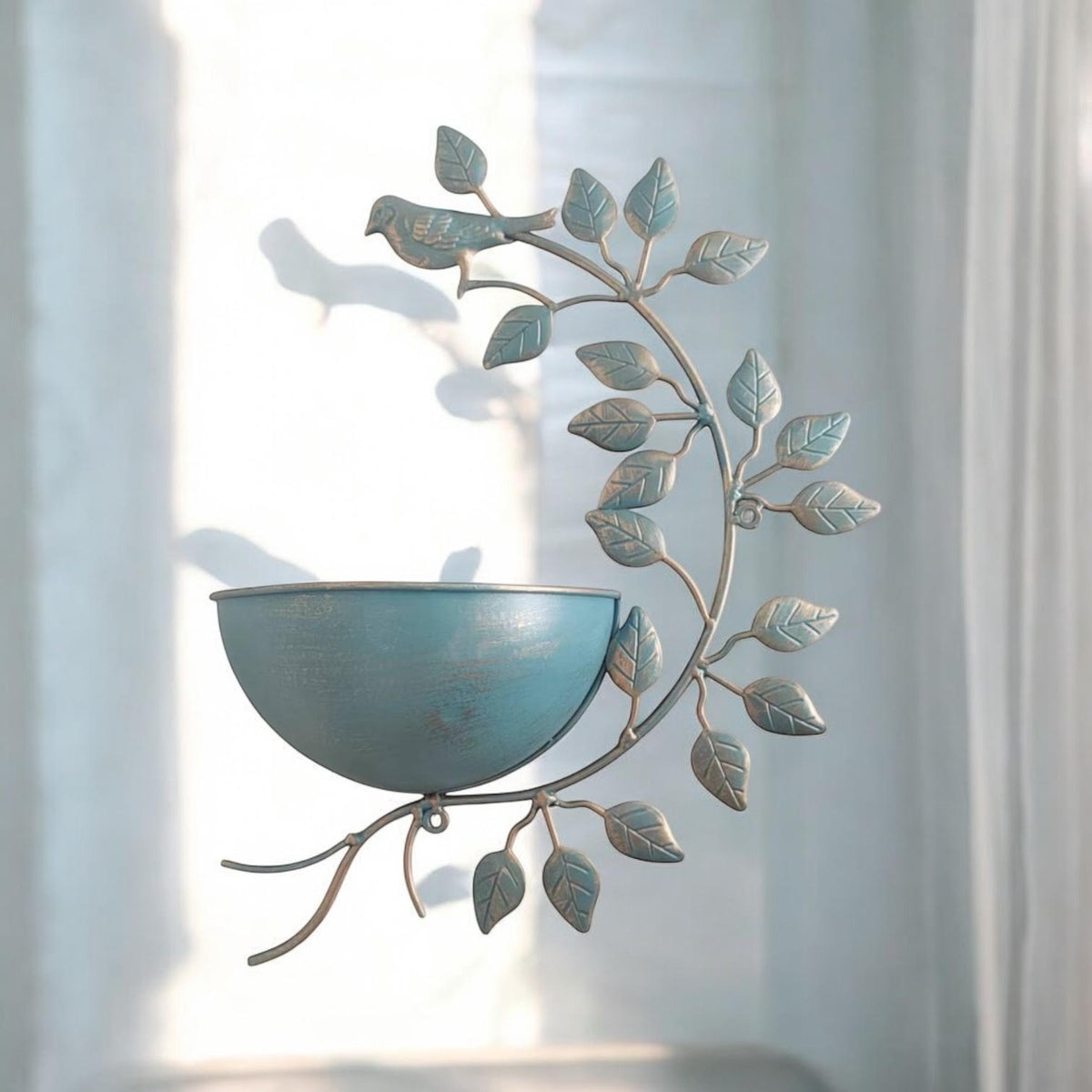 cortex-london-york-blue-metal-garden-planter-42cm