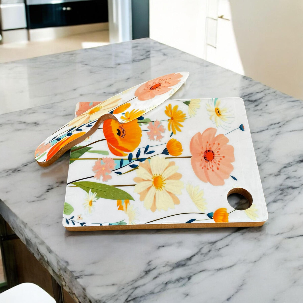 cortex-london-york-28cm-chopping-board-with-knife-mdf-non-slip-non-stick