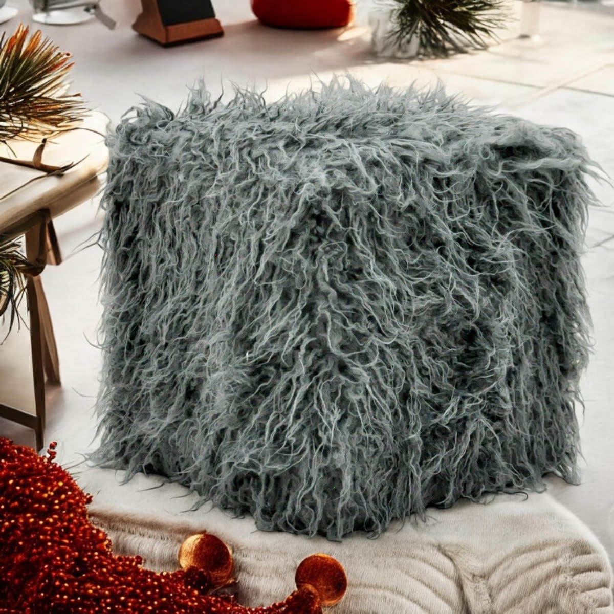 cortex-london-york-dark-grey-faux-fur-cube-ottoman-footstool