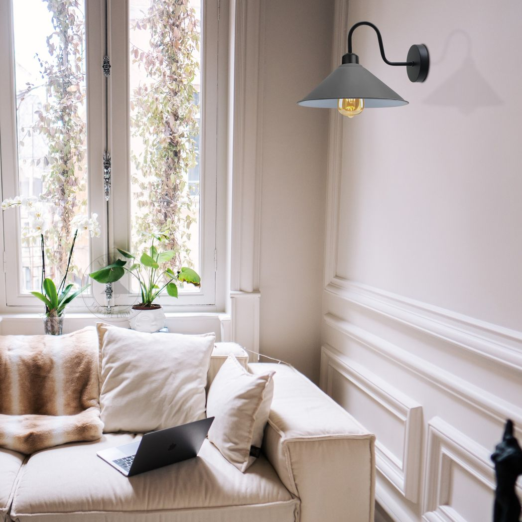 cortex-london-york-vintage-e27-swan-neck-wall-light-metal-cone-shade