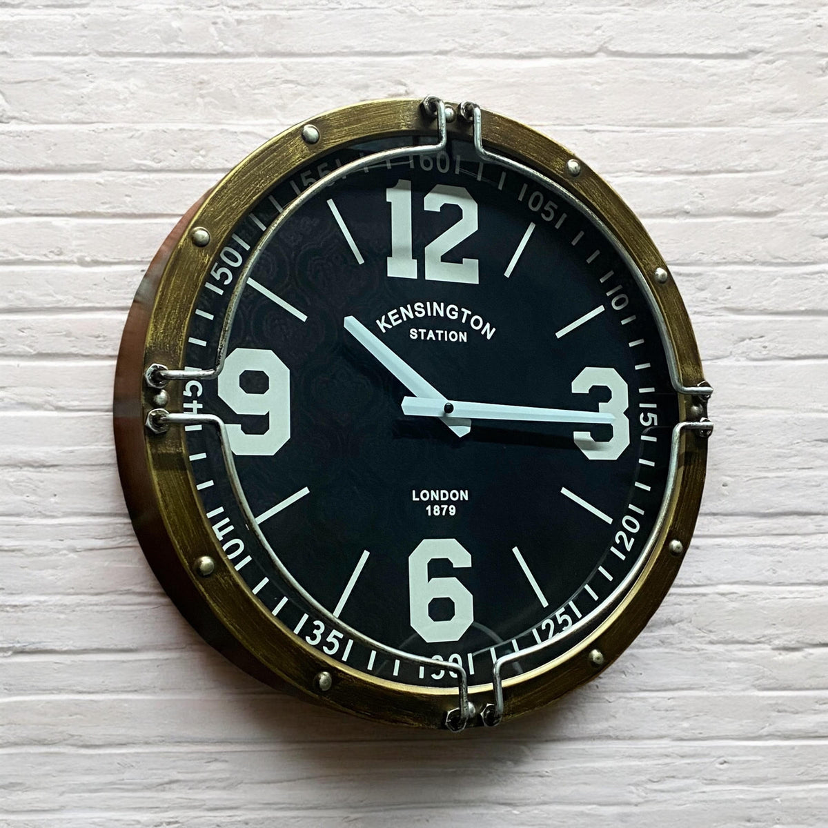 cortex-london-westminster-globe-wall-clock-40cm-quartz-metal-black-gold