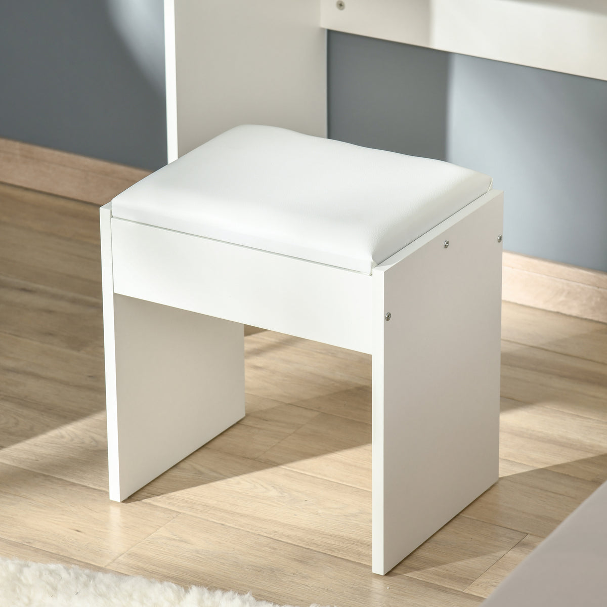 cortex-london-kensington-white-dressing-table-padded-stool-flip-top-mirror