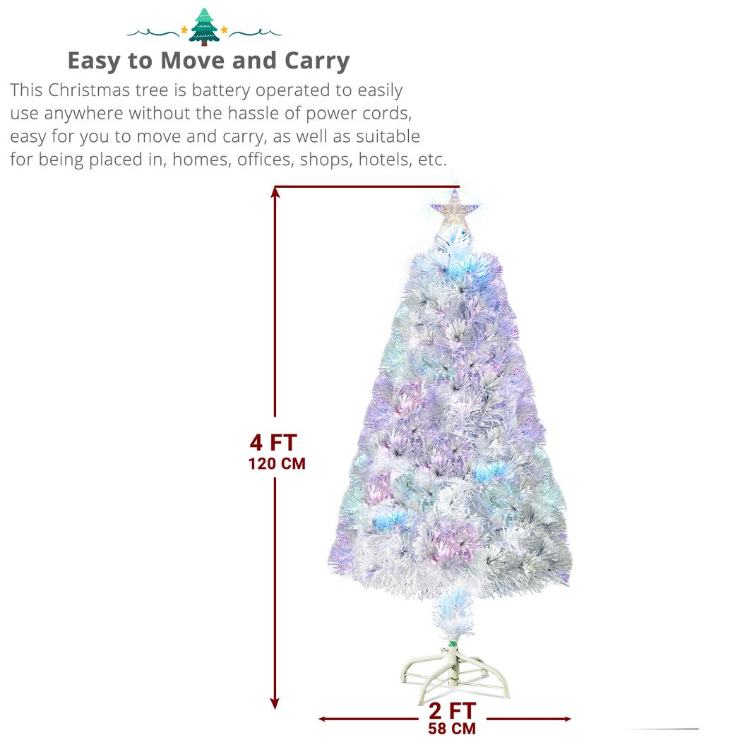 cortex-london-windsor-4ft-120-branch-white-fibre-optic-pvc-christmas-tree