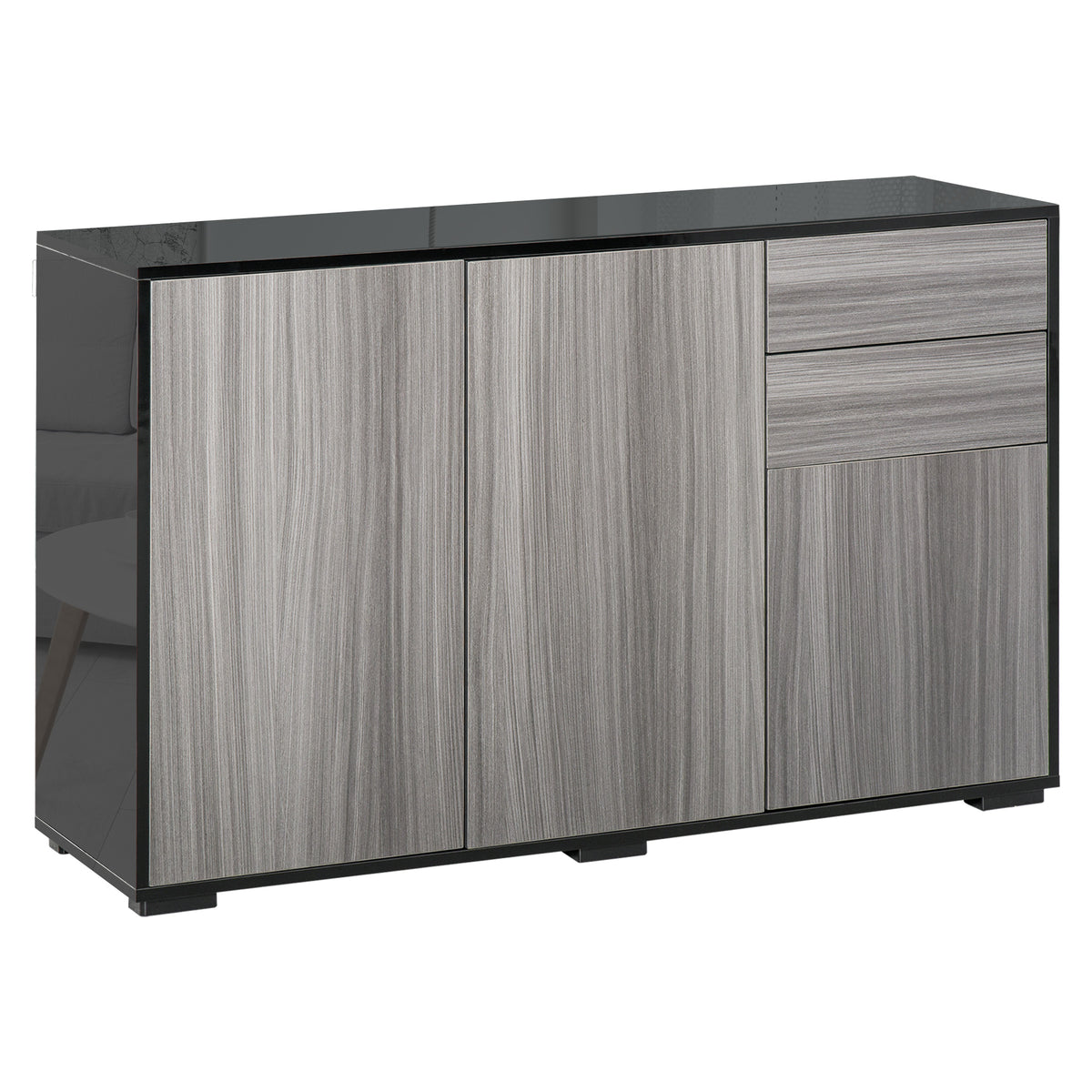 cortex-london-york-grey-black-two-door-two-drawer-side-cabinet