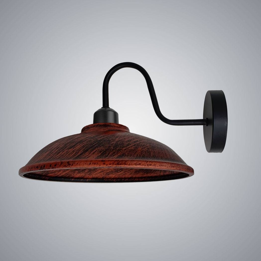 cortex-london-york-rustic-red-wall-light-e27-metal-hemisphere-shade
