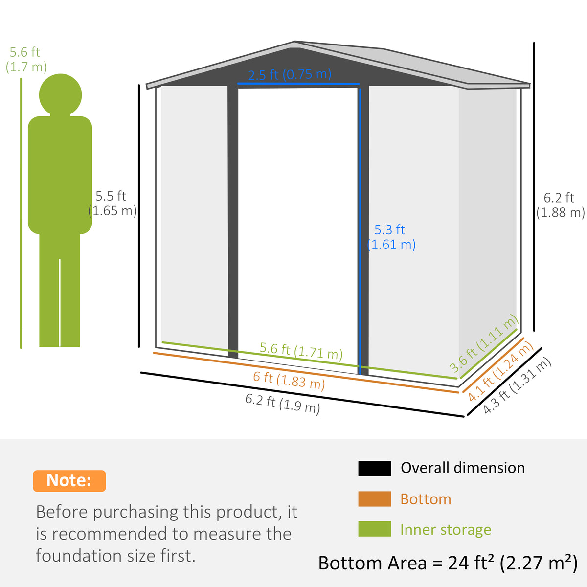 cortex-london-windsor-oak-galvanised-steel-garden-shed-vent