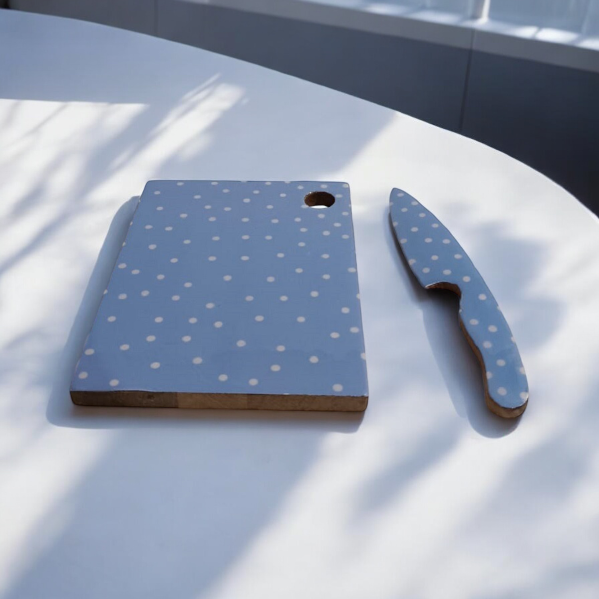 cortex-london-york-23cm-mdf-chopping-board-with-knife-non-slip-non-stick