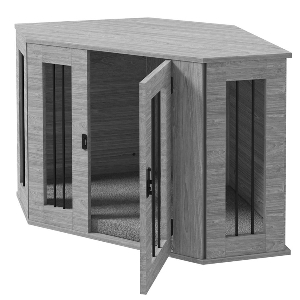 cortex-london-windsor-grey-dog-crate-side-table
