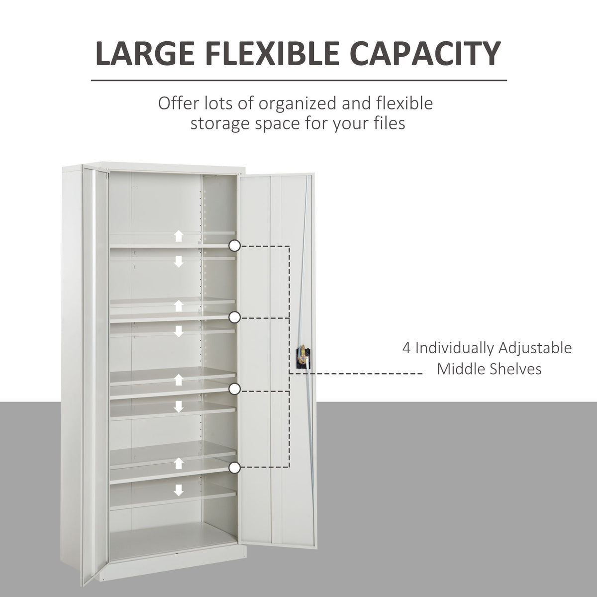 cortex-london-windsor-metal-office-filing-cabinet-two-doors-five-tier