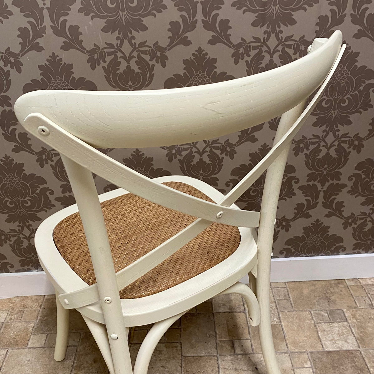 cortex-london-windsor-cream-oak-rattan-cross-back-dining-chair