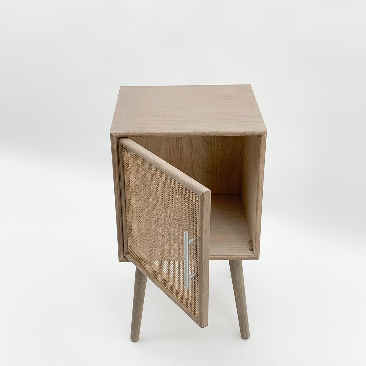 cortex-london-edinburgh-rattan-pine-bedside-cabinet-dark-brown-cane-door-acacia-wood-tabletop
