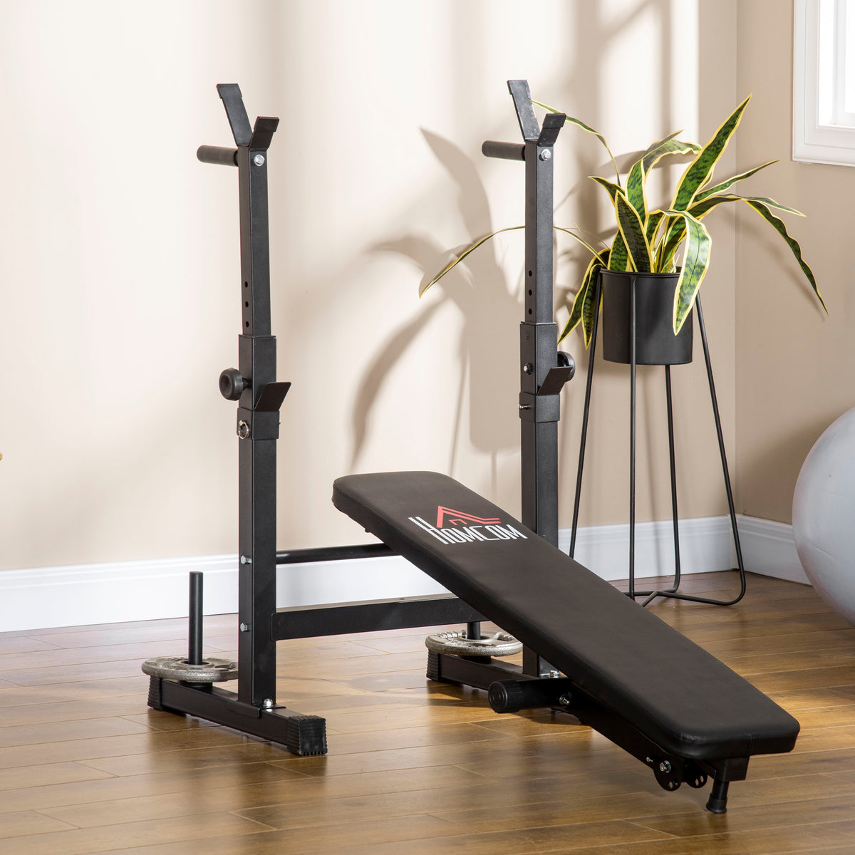 cortex-london-york-adjustable-weight-bench-barbell-rack-dip-station-black