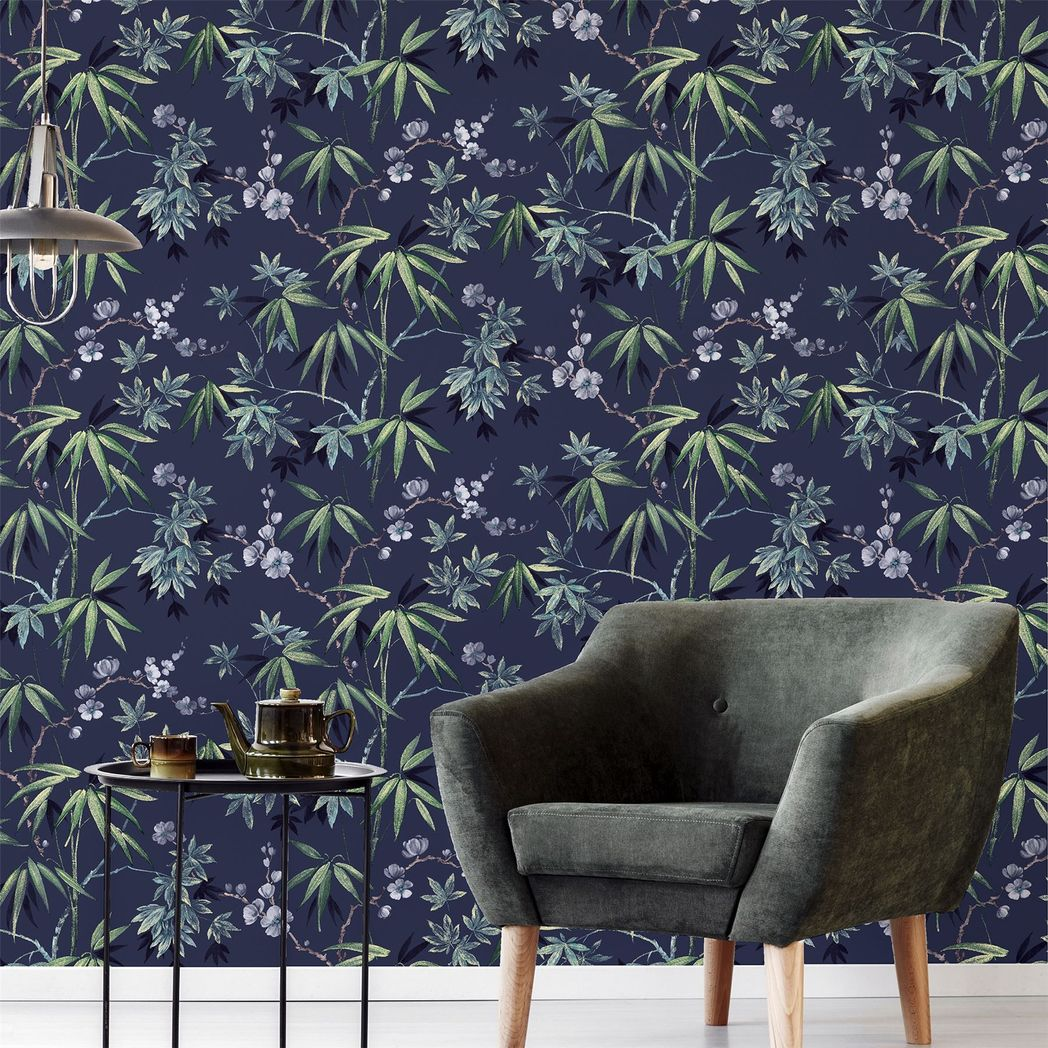cortex-london-windsor-jasmine-garden-navy-wallpaper-lilac-flowers