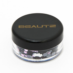 Beautz Chunky Glitter Available in 5 Varieties 10ml pot with 5g of Cosmetic Glit[Silver]