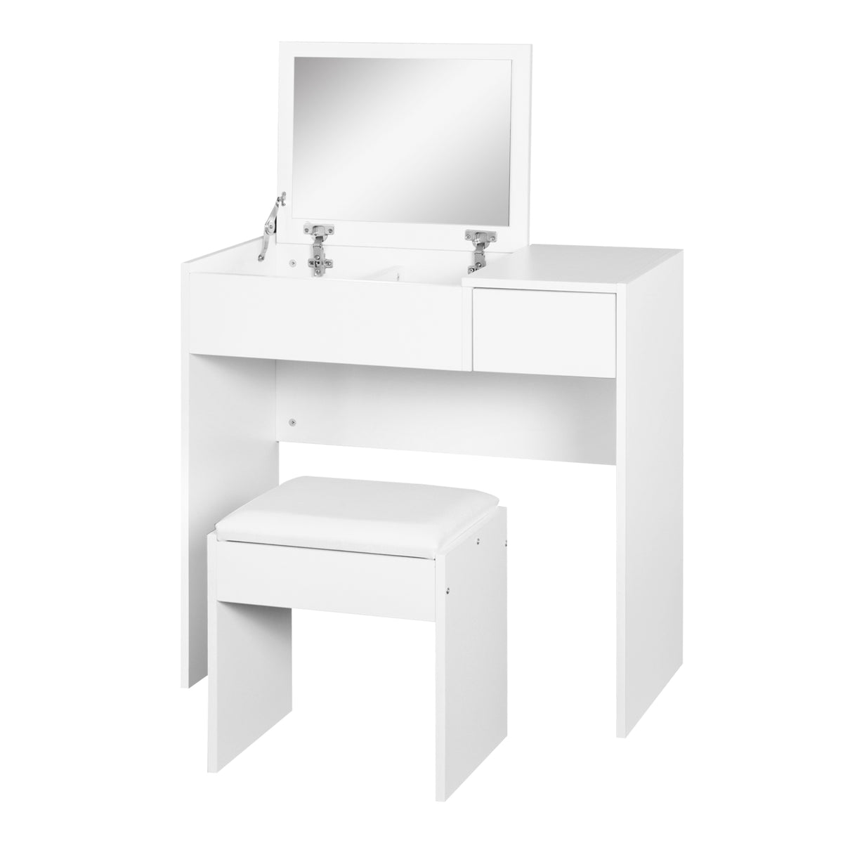 cortex-london-kensington-white-dressing-table-padded-stool-flip-top-mirror