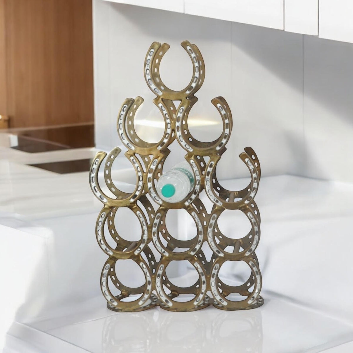 cortex-london-windsor-antique-brass-horseshoe-wine-rack-12-bottle-65cm