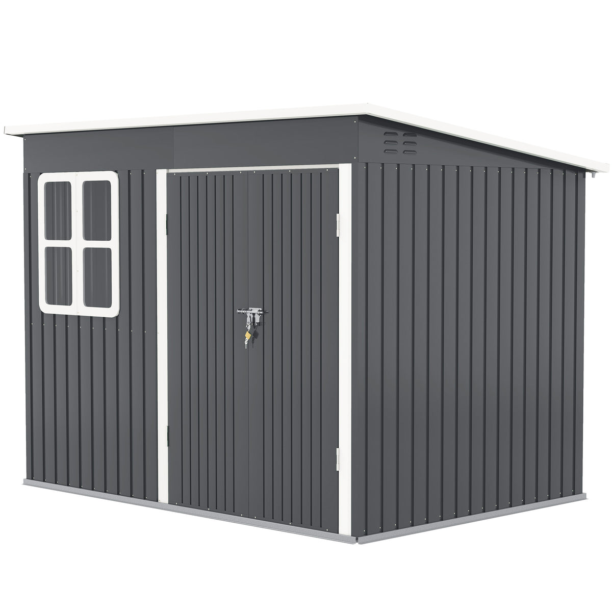 windsor-galvanised-steel-garden-shed-dark-grey-cortex-london