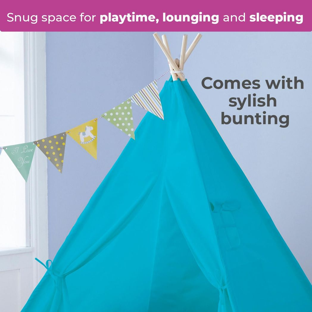 cortex-london-neo-blue-canvas-kids-indian-tent-teepee