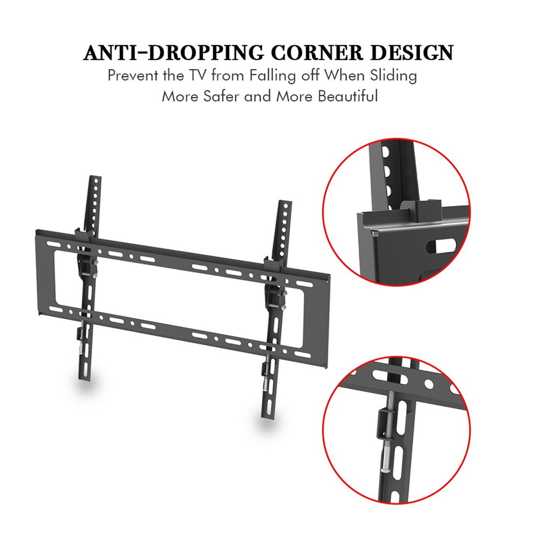 32-70" Wall Mount Bracket TV Stand TMW798 with Spirit Level