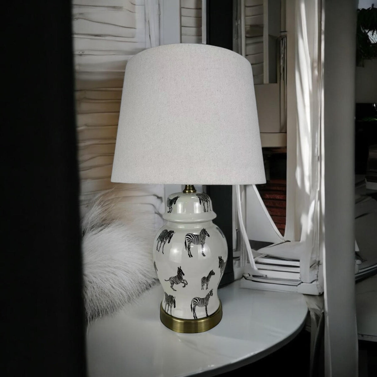 cortex-london-windsor-zebra-safari-ceramic-table-lamp-white-shade-45cm