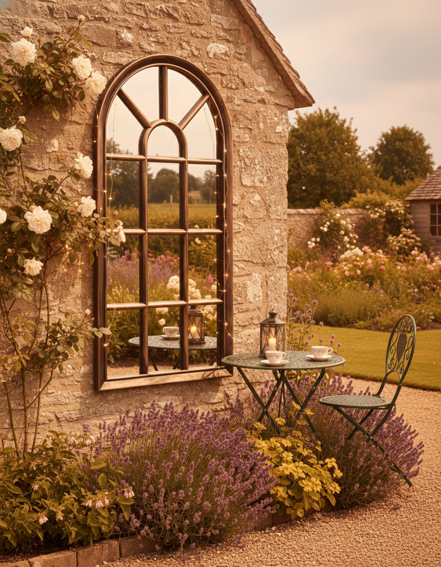Outdoor Arched Mirror
