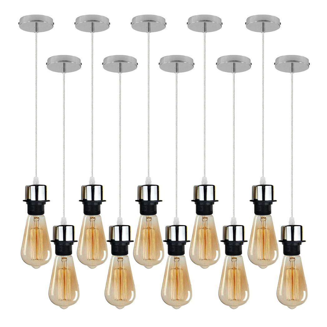cortex-london-york-industrial-chrome-e27-pendant-light-holder-pack-of-10