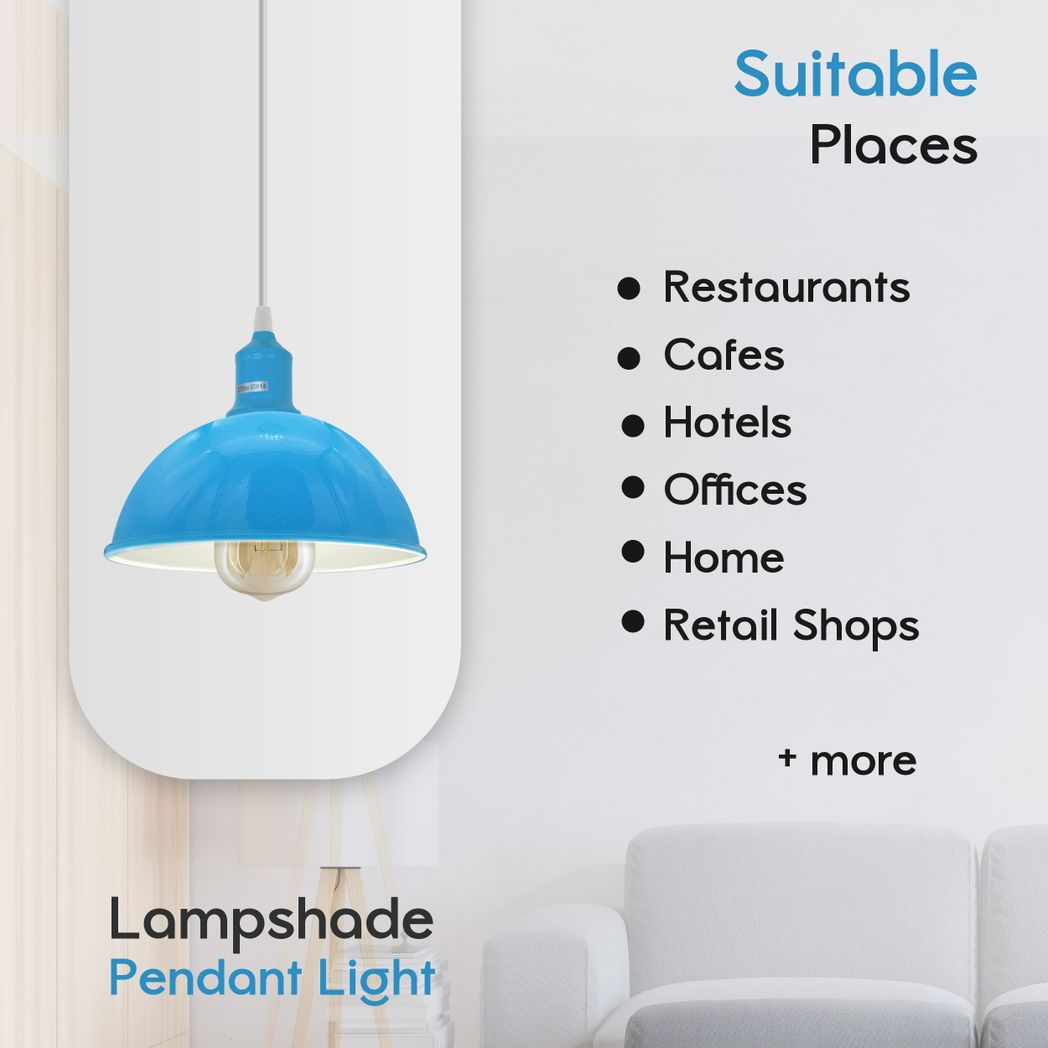 cortex-london-york-21cm-blue-dome-metal-pendant-lights-two-pack