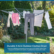 cortex-london-windsor-60m-rotary-washing-line-airer-metal-spike-cover