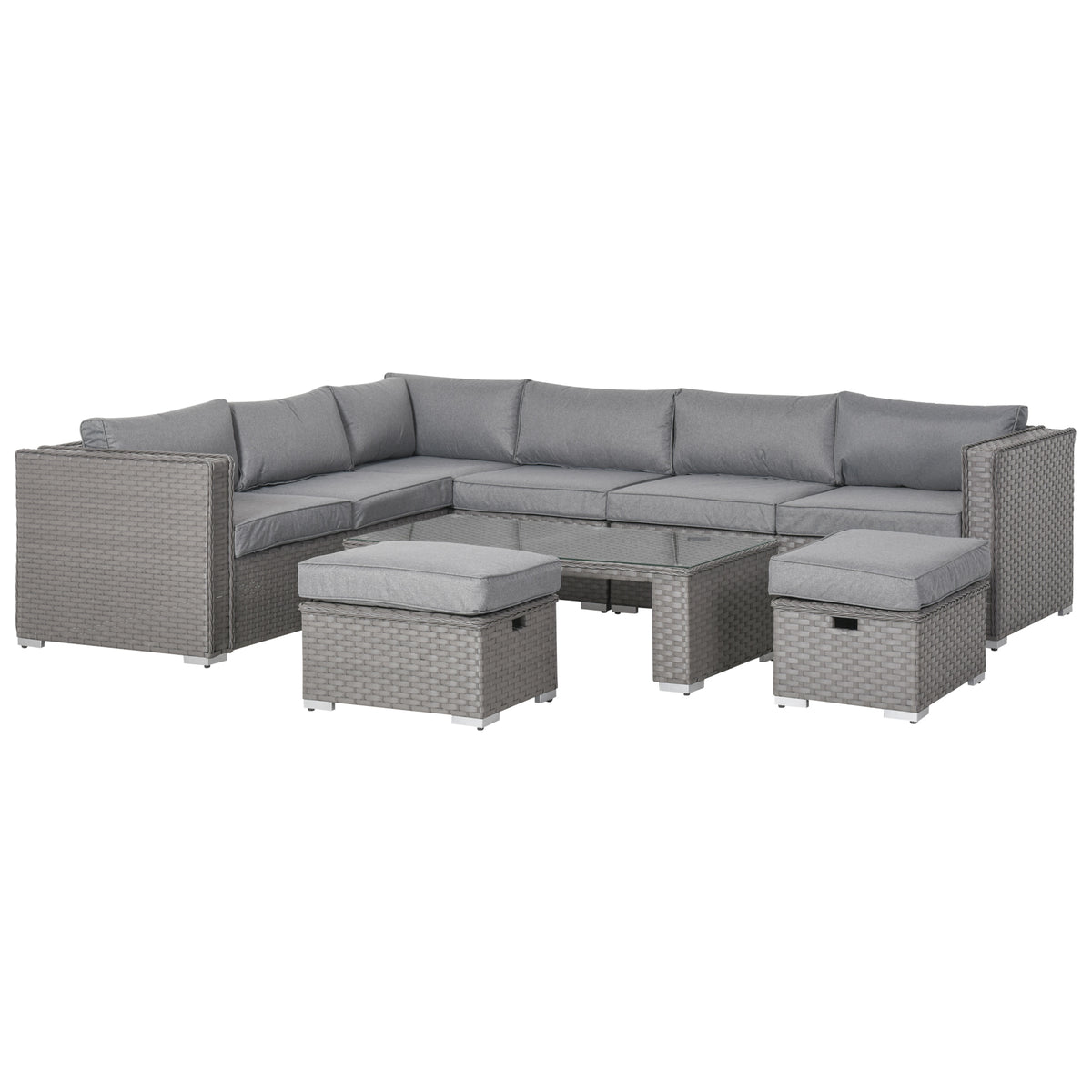 cortex-london-windsor-grey-pe-rattan-corner-sofa-set-coffee-table-footstools