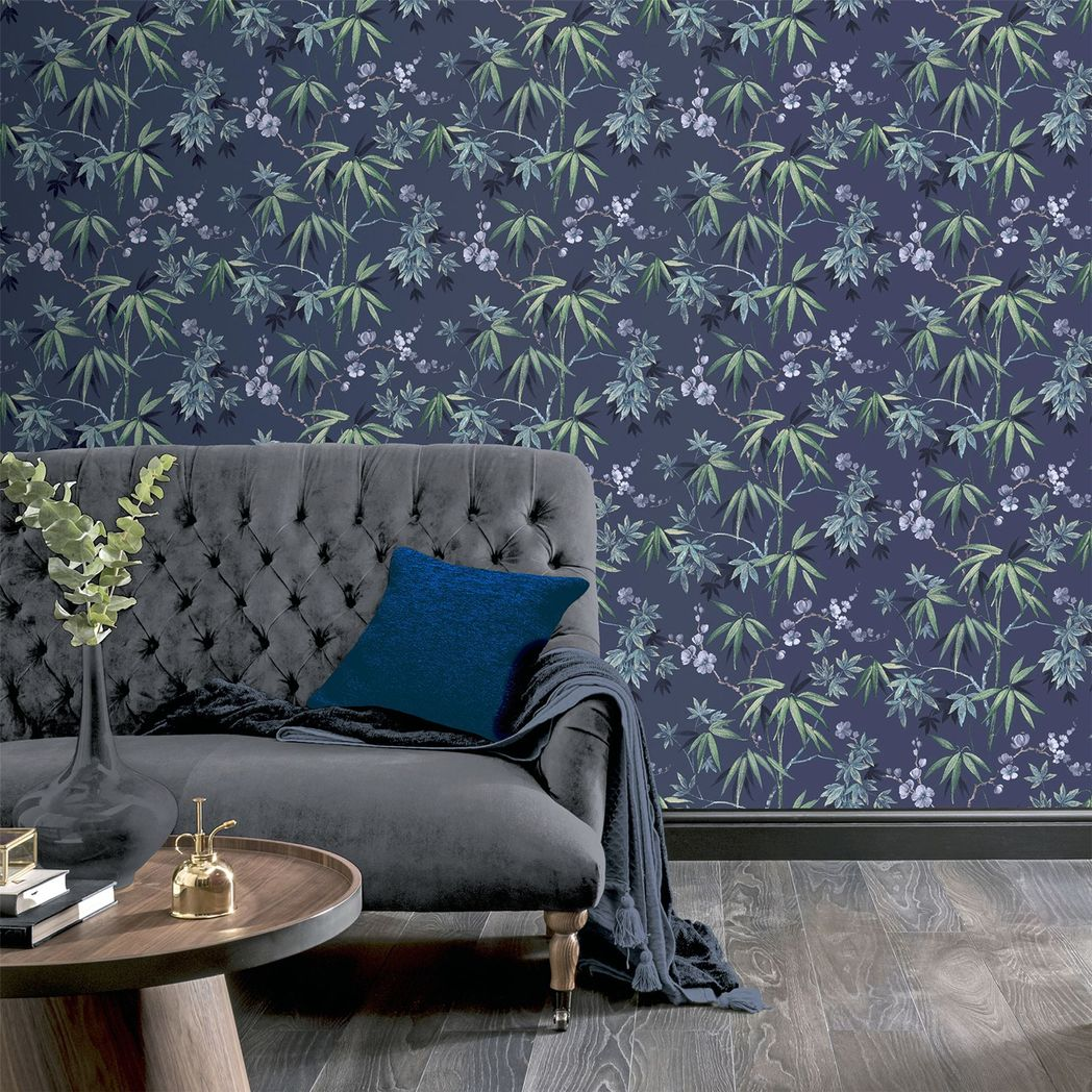 cortex-london-windsor-jasmine-garden-navy-wallpaper-lilac-flowers
