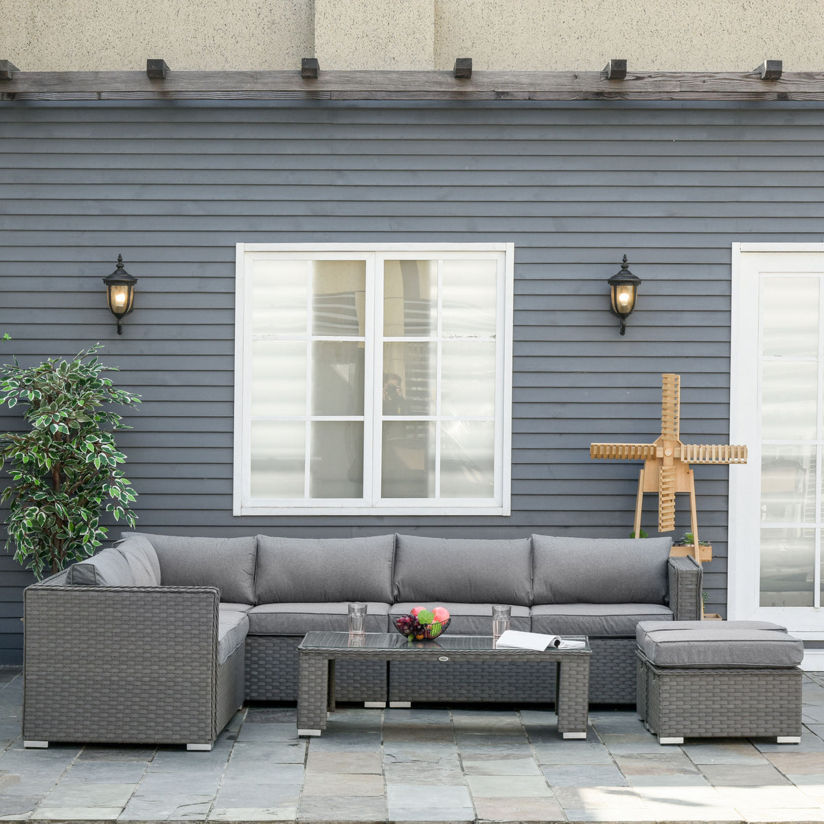 cortex-london-windsor-grey-pe-rattan-corner-sofa-set-coffee-table-footstools