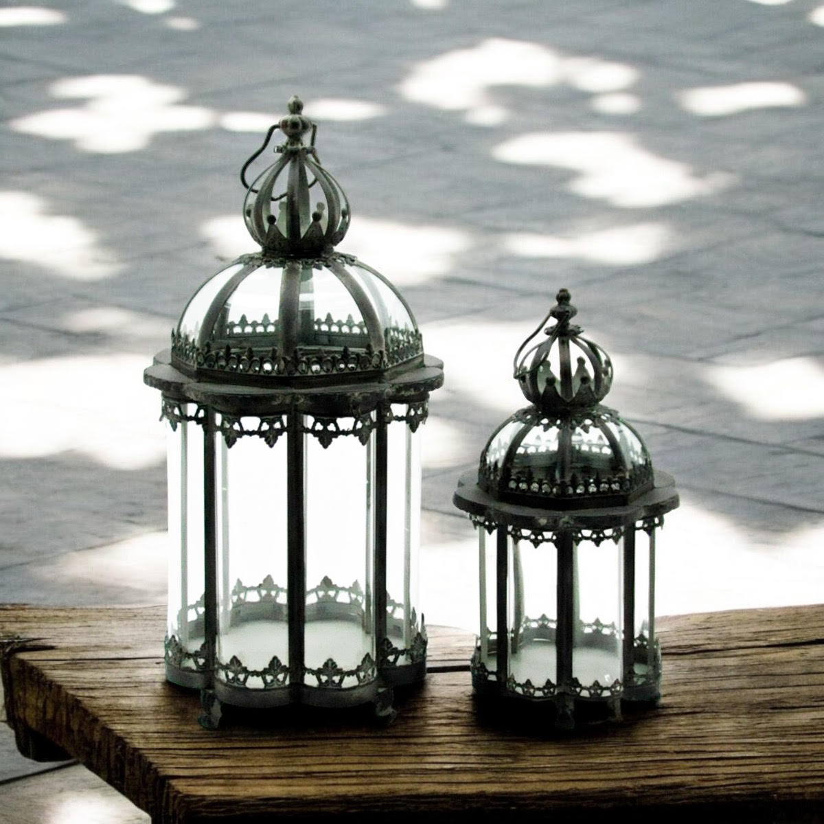 cortex-london-windsor-grey-glass-metal-lantern-set-of-2
