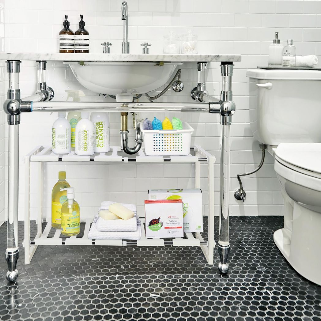 cortex-london-windsor-expandable-under-sink-caddy-rack-waterproof