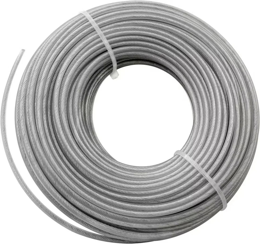 Strimmer Spool Line Cutting Line Grass Cut Nylon Metal Wire -3MM X 30M