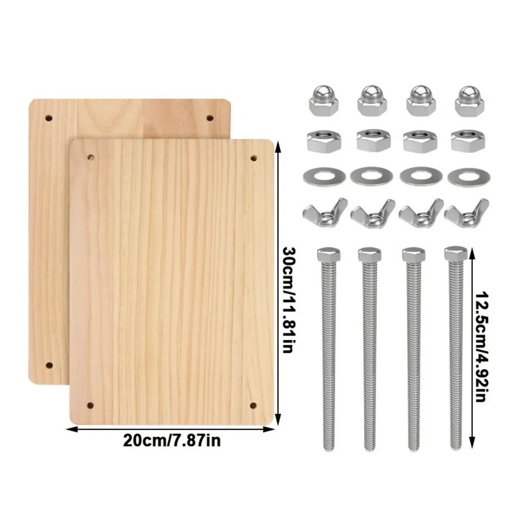 Home Wooden Book Press Multiuse Convenient Portable Sturdy Binding Press