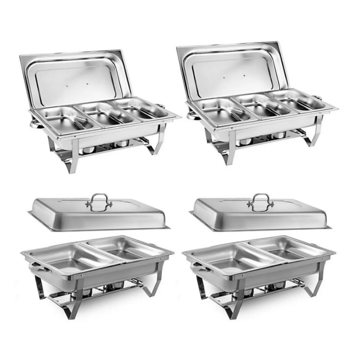 9L 304 Insulated Food Warmer Bain Marie Food Warmer Buffet Warmer Chafing Dish