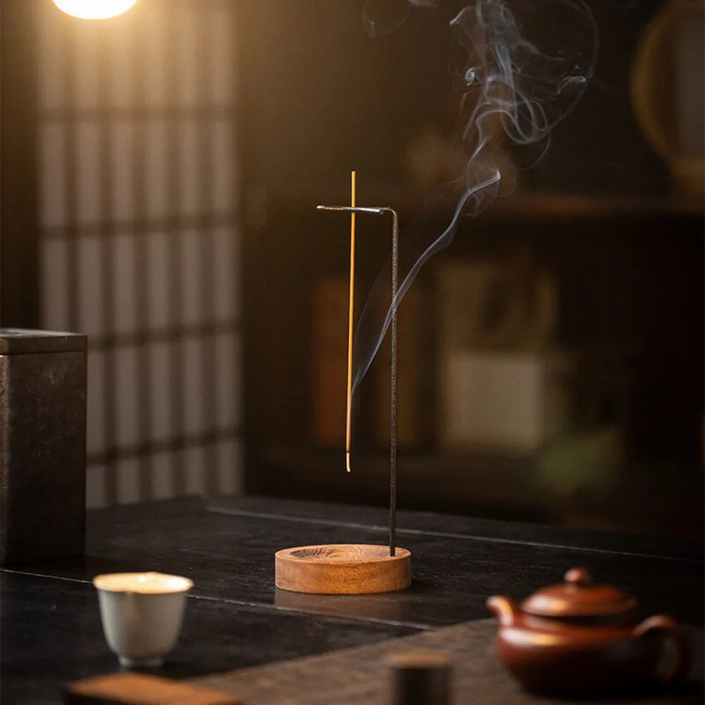 Incense Holder Burner Stick Aromatherapy Insence Burners Home Office Wooden~