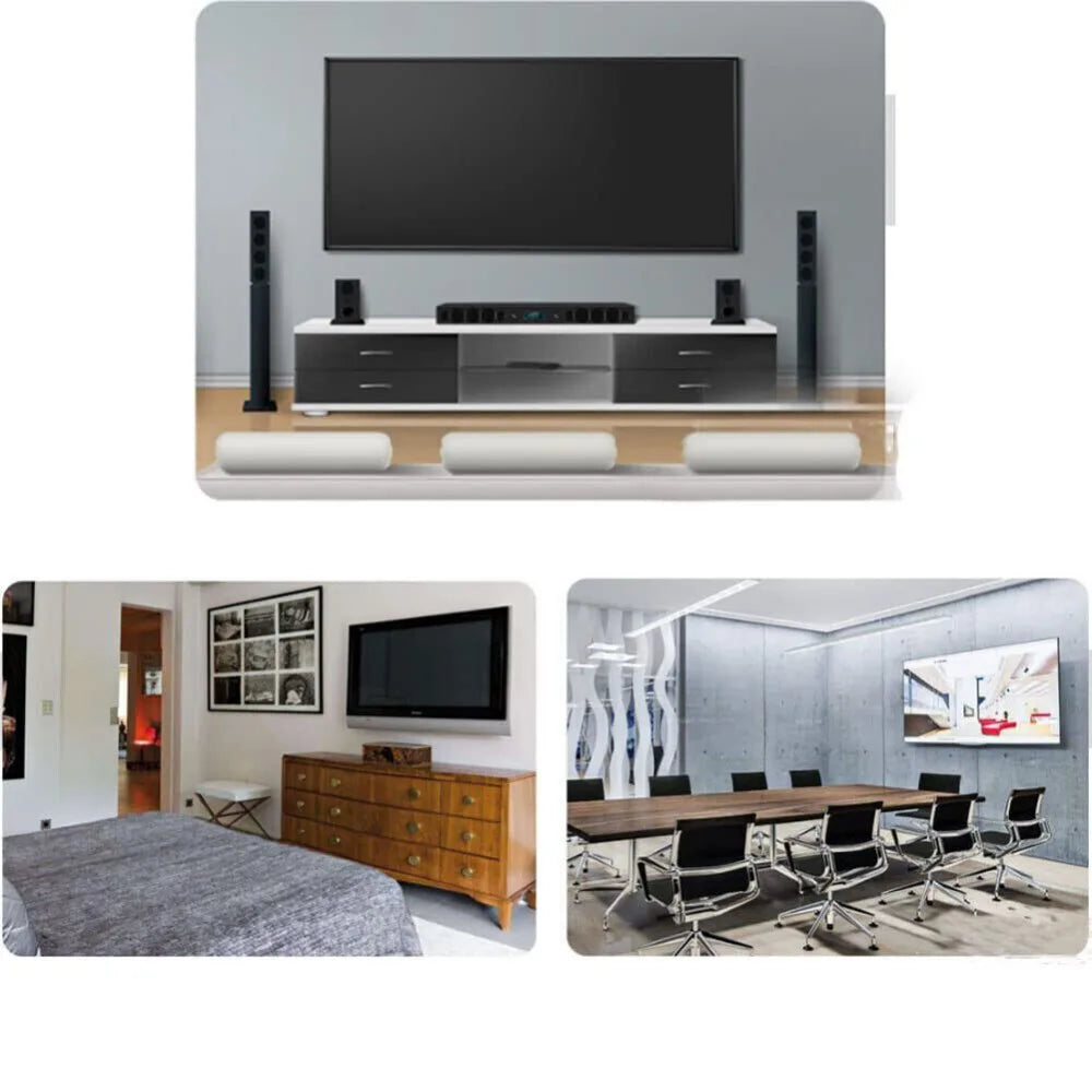 TV WALL BRACKET MOUNT SLIM FOR 26 30 32 40 42 50 63 INCH FLAT 3D LCD LED PLASMA