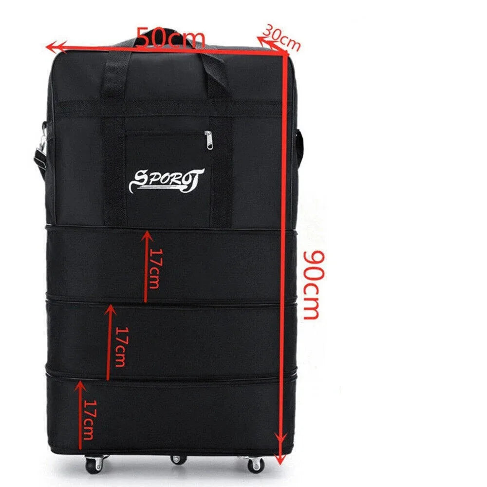 42" Extra Large Lightweight Luggage Trolley Suitcase Travel Bag Handbag BAG NEW