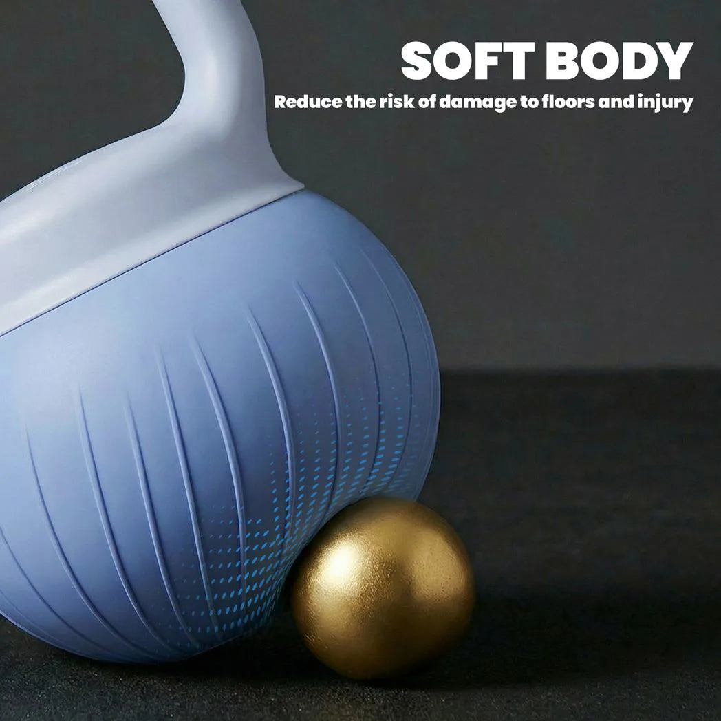SPORTNOW Soft Kettlebell, 10kg Kettle Bell with Anti-Slip Grip for Home Gym Weight Lifting and Strength Training