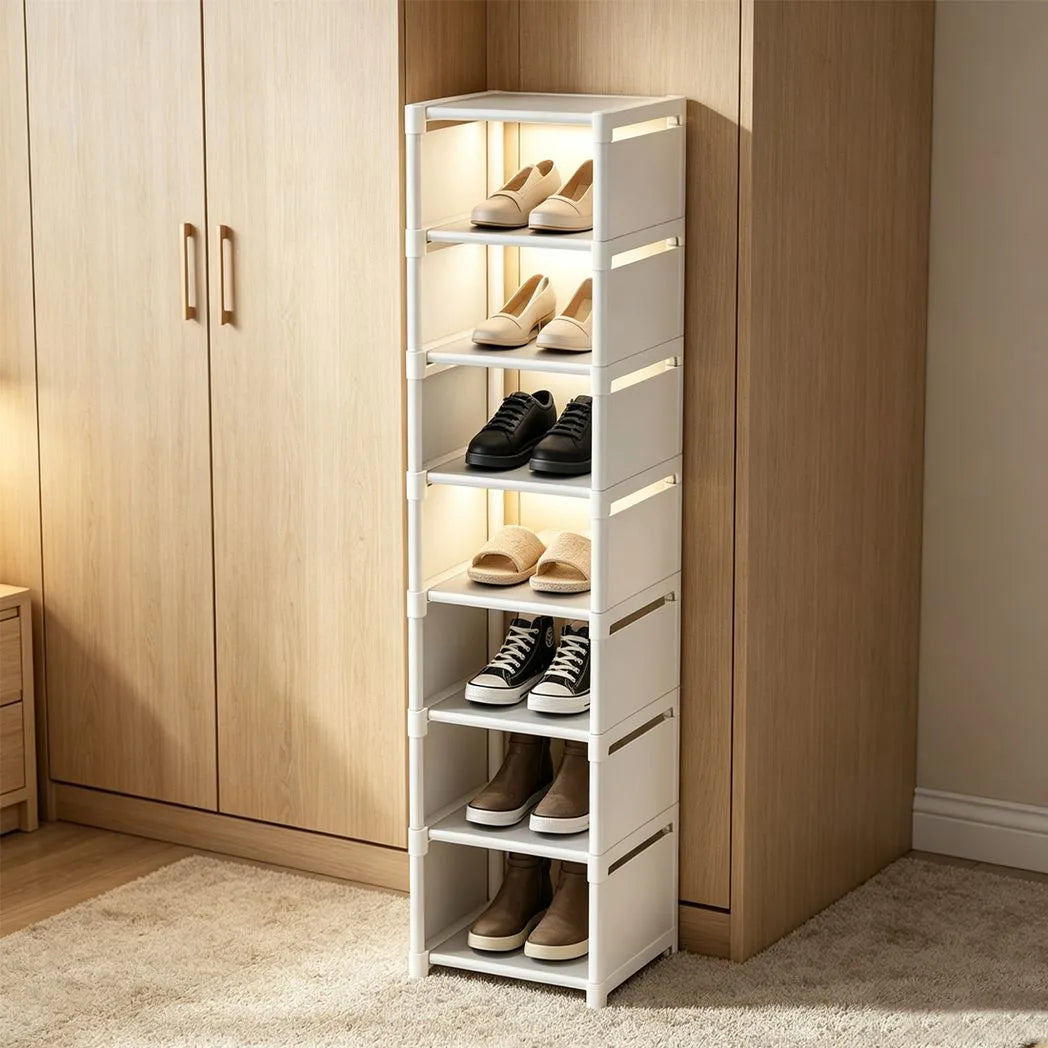 Shoe Rack Metal Shoes Cabinet Storage Organiser Shoe Rack Stand UK-8 Tier
