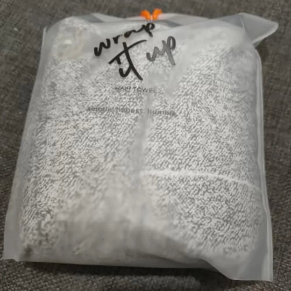 2 Pcs Thick Hair Dry Towel