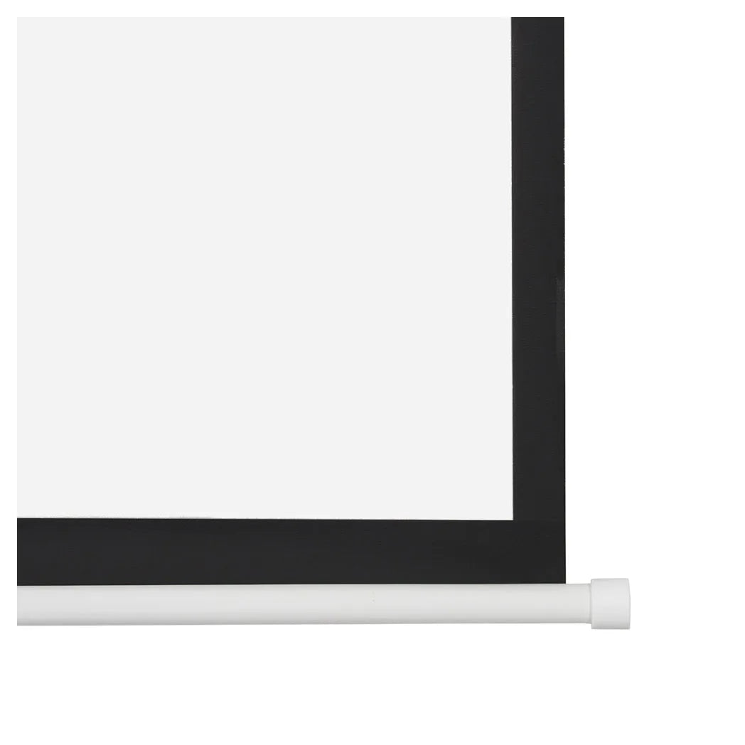 100in 220V Viewing Area Motorized Projector Screen with Remote Control Matte White