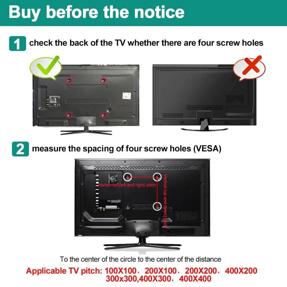 TV WALL BRACKET MOUNT SLIM FOR 26 30 32 40 42 50 63 INCH FLAT 3D LCD LED PLASMA