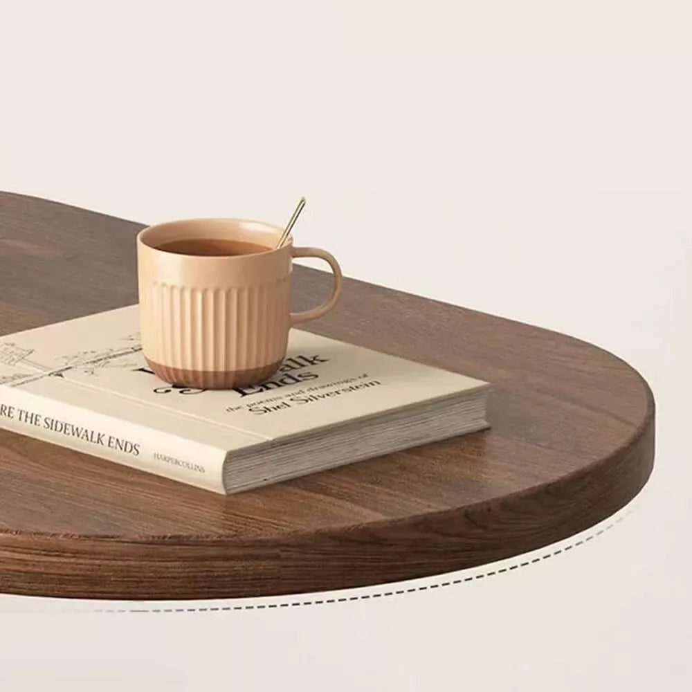 Small C-shaped Table End Table for Sofa Side Table Nightstand for Bedroom Modern